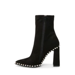 EDITA BLACK - SM REBOOTED -Steve Madden Store STEVEMADDEN BOOTIES EDITA BLACK SUEDE INSIDE