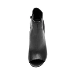 KICKING BLACK LEATHER - SM REBOOTED -Steve Madden Store STEVEMADDEN BOOTIES KICKING BLACK LEATHER TOP