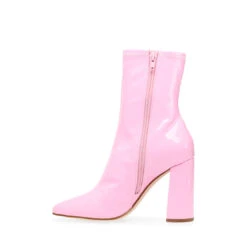 LYNDEN PINK PATENT - SM REBOOTED -Steve Madden Store STEVEMADDEN BOOTIES LYNDEN PINK INSIDE