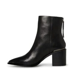 AMBER BLACK LEATHER - SM REBOOTED -Steve Madden Store STEVEMADDEN SHOES AMBER BLACK LEATHER INSIDE