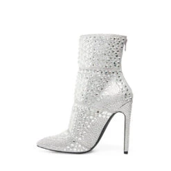 WHOLE RHINESTONES - SM REBOOTED -Steve Madden Store STEVEMADDEN BOOTIES WHOLE RHINESTONES INSIDE