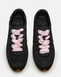 ABBI BLACK SATIN -Steve Madden Store STEVEMADDEN SHOES ABBI SATIN BLACK SATIN 04