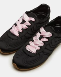 ABBI BLACK SATIN -Steve Madden Store STEVEMADDEN SHOES ABBI SATIN BLACK SATIN 05