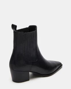 ALFONSA BLACK LEATHER -Steve Madden Store STEVEMADDEN SHOES ALFONSA BLACK LEATHER 02