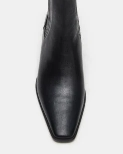 ALFONSA BLACK LEATHER -Steve Madden Store STEVEMADDEN SHOES ALFONSA BLACK LEATHER 03