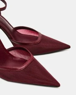 ALLIANCE MESH BURGUNDY -Steve Madden Store STEVEMADDEN SHOES ALLIANCE M BURGUNDY 03