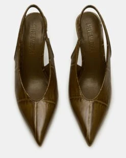 ANDROMEDA GREEN CROCODILE -Steve Madden Store STEVEMADDEN SHOES ANDROMEDA GREEN CROCO 04