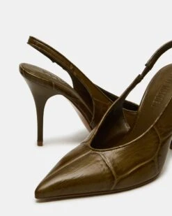 ANDROMEDA GREEN CROCODILE -Steve Madden Store STEVEMADDEN SHOES ANDROMEDA GREEN CROCO 05