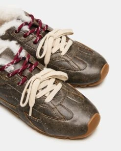 AZIEL FAUX FUR BROWN DISTRESSED 8 AZIEL FAUX FUR BROWN DISTRESSED -Steve Madden Store STEVEMADDEN SHOES AZIEL F BROWN DISTRESSED 04