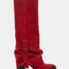 BOZEMAN RED SUEDE