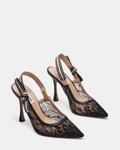 BRI BLACK LACE -Steve Madden Store STEVEMADDEN SHOES BRI BLACK LACE 02