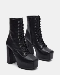 CONFIDENT BLACK LEATHER - SM REBOOTED -Steve Madden Store STEVEMADDEN SHOES CONFIDENT BLACK LEATHER 02 acd3d3e8 f944 460d 991f 827a4d09a2ac