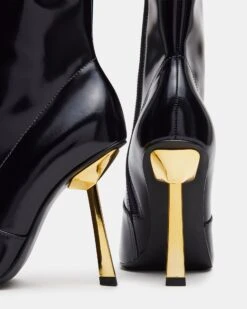 DAMIAN BLACK LEATHER -Steve Madden Store STEVEMADDEN SHOES DAMIAN BLACK LEATHER 05