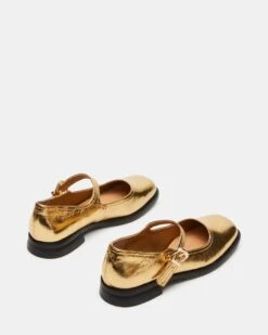 DELANCY GOLD LEATHER -Steve Madden Store STEVEMADDEN SHOES DELANCY GOLD LEATHER 03