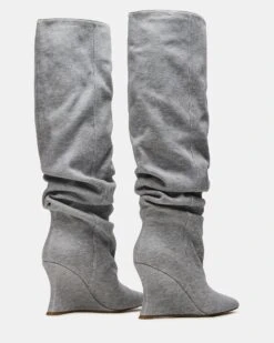 DISTORTION GREY FABRIC -Steve Madden Store STEVEMADDEN SHOES DISTORTION GREY FABRIC 02