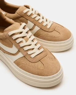 DODGE PERFORATED CAMEL MULTI -Steve Madden Store STEVEMADDEN SHOES DODGE P CAMEL MULTI 05