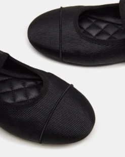 DORY BLACK SATIN -Steve Madden Store STEVEMADDEN SHOES DORY BLACK SATIN 04