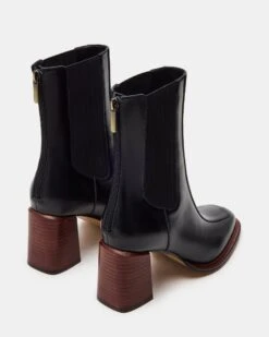 DOWNTOWN BLACK LEATHER -Steve Madden Store STEVEMADDEN SHOES DOWNTOWN BLACK LEATHER 03