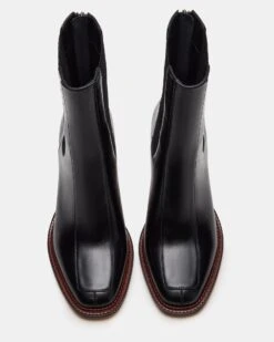 DOWNTOWN BLACK LEATHER -Steve Madden Store STEVEMADDEN SHOES DOWNTOWN BLACK LEATHER 04