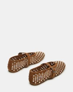 DREAMING CHESTNUT SUEDE RHINESTONES -Steve Madden Store STEVEMADDEN SHOES DREAMINGSP CHESTNUT SUEDE 03