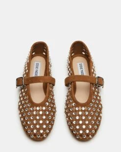 DREAMING CHESTNUT SUEDE RHINESTONES -Steve Madden Store STEVEMADDEN SHOES DREAMINGSP CHESTNUT SUEDE 04