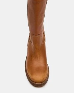 DUNSTER TAN LEATHER -Steve Madden Store STEVEMADDEN SHOES DUNSTER TAN LEATHER 04
