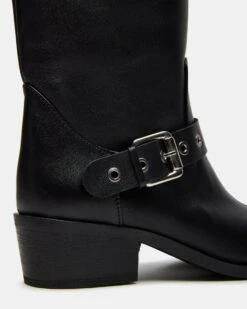 DUSK BLACK LEATHER -Steve Madden Store STEVEMADDEN SHOES DUSK BLACK LEATHER 04 82f25c38 a4ad 4e2b a1e4 9d33fbd692d6