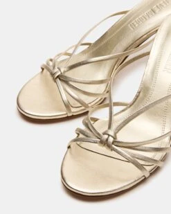EDNA CHAMPAGNE LEATHER -Steve Madden Store STEVEMADDEN SHOES EDNA CHAMPAGNE LEATHER 05