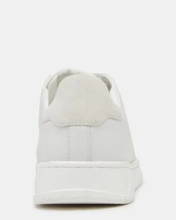 ELSIN WHITE LEATHER 9 ELSIN WHITE LEATHER -Steve Madden Store STEVEMADDEN SHOES ELSIN WHITE LEATHER BACK