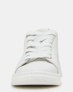 ELSIN WHITE LEATHER 7 ELSIN WHITE LEATHER -Steve Madden Store STEVEMADDEN SHOES ELSIN WHITE LEATHER FRONT