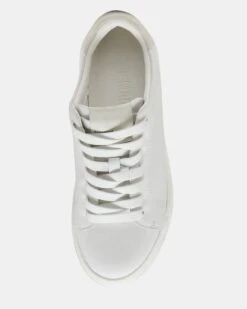 ELSIN WHITE LEATHER 8 ELSIN WHITE LEATHER -Steve Madden Store STEVEMADDEN SHOES ELSIN WHITE LEATHER TOP