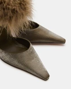 ELUSIVE OLIVE SATIN -Steve Madden Store STEVEMADDEN SHOES ELUSIVE OLIVE SATING 05