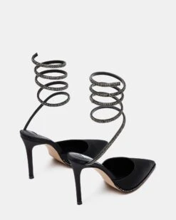 EMERSON BLACK SATIN -Steve Madden Store STEVEMADDEN SHOES EMERSON BLACK SATIN 03