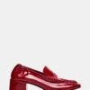 ESTEE RED CRINKLE PATENT