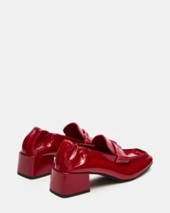 ESTEE RED CRINKLE PATENT -Steve Madden Store STEVEMADDEN SHOES ESTEE RED CRINKLE PATENT 02