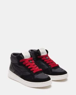 EVERETT BLACK MULTI -Steve Madden Store STEVEMADDEN SHOES EVERETT BLACK MULTI 01