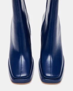 FREYA NAVY LEATHER -Steve Madden Store STEVEMADDEN SHOES FREYA NAVY LEATHER 04