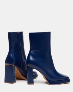 FREYA NAVY LEATHER -Steve Madden Store STEVEMADDEN SHOES FREYA NAVY LEATHER 05