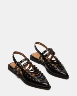 GALANTI BLACK PATENT -Steve Madden Store STEVEMADDEN SHOES GALANTI BLACK PATENT 02