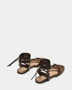 GOSSAMER BROWN LEATHER -Steve Madden Store STEVEMADDEN SHOES GOSSAMER BROWN LEATHER 03