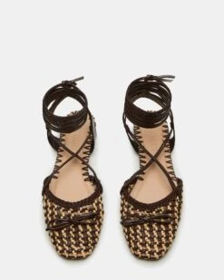 GOSSAMER BROWN LEATHER -Steve Madden Store STEVEMADDEN SHOES GOSSAMER BROWN LEATHER 04