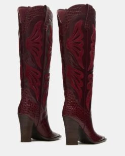 KAZ BURGUNDY -Steve Madden Store STEVEMADDEN SHOES KAZ BURGUNDY 02