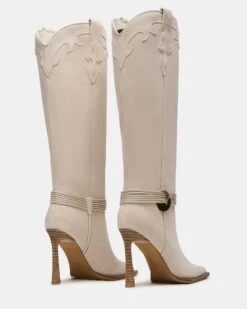 KYNDALL BONE SUEDE -Steve Madden Store STEVEMADDEN SHOES KYNDALL BONE SUEDE 02