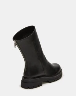 LAMI BLACK LEATHER -Steve Madden Store STEVEMADDEN SHOES LAMI BLACK LEATHER 02