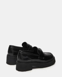 LAYKEN BLACK LEATHER -Steve Madden Store STEVEMADDEN SHOES LAYKEN BLACK LEATHER 02