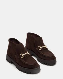 LEON CHOCOLATE BROWN SUEDE 10 LEON CHOCOLATE BROWN SUEDE -Steve Madden Store STEVEMADDEN SHOES LEON CHOCOLATE BROWN SUEDE 02