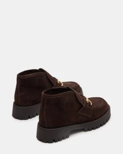 LEON CHOCOLATE BROWN SUEDE 13 LEON CHOCOLATE BROWN SUEDE -Steve Madden Store STEVEMADDEN SHOES LEON CHOCOLATE BROWN SUEDE 03