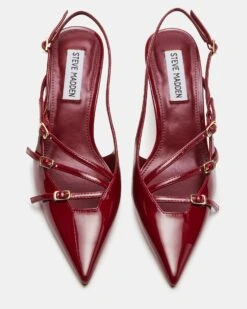 LIANA WINE PATENT -Steve Madden Store STEVEMADDEN SHOES LIANA WINE LEATHER 04