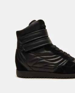 LIFTOFF BLACK LEATHER -Steve Madden Store STEVEMADDEN SHOES LIFTOFF BLACK LEATHER 05