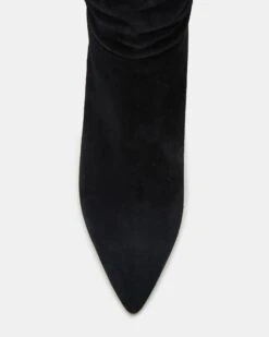 LINGER BLACK SUEDE -Steve Madden Store STEVEMADDEN SHOES LINGER BLACK SUEDE 04